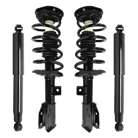 Unity 4-11463-251140-001 Front and Rear Complete Strut Assembly Shock Kit 4-11463-251140-001
